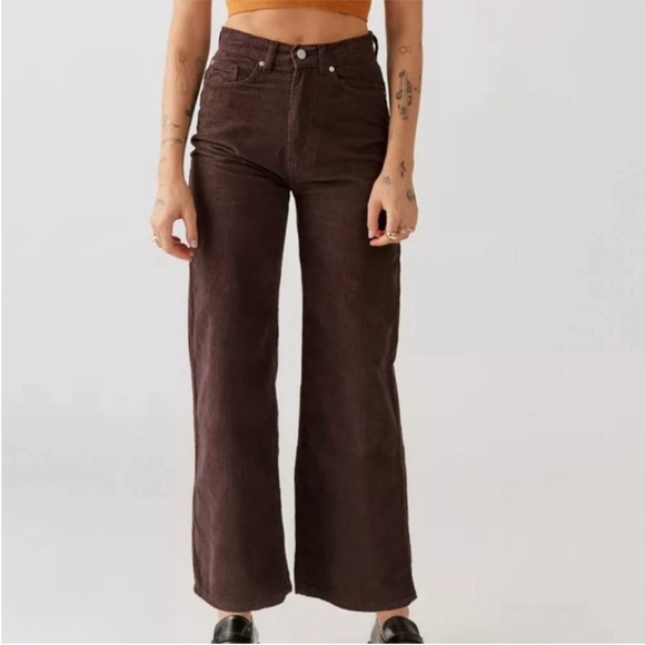 Urban Outfitters Pants - Urban Outfitters BDG High & Wide Corduroy Pants Brown Size 29